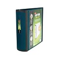 Better 3 3 Ring View Binder with D-Rings, Dark Teal (22171-US)