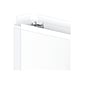 Cardinal ClearVue 1 1/2" 3-Ring View Binder, D-Ring, White (22122V3)