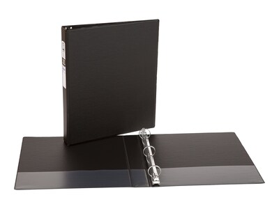 Avery Economy 1 3-Ring Non-View Binder, Black (03301)