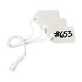 Avery® Marking Pre-Strung Tags 1.09W x 1.75L White, 1000/Pack (12204)