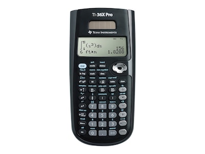 Texas Instruments TI-36X Pro 16-Digit Scientific Calculator, Black