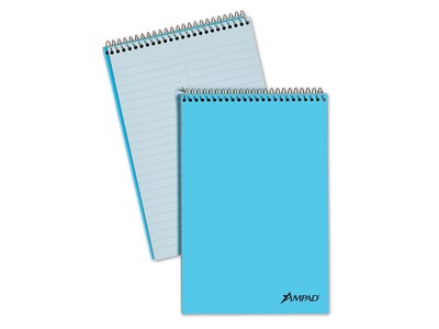 Ampad Steno Pad, 6" x 9", Gregg, Blue Cover, 80 Sheets/Pad (TOP25-286)