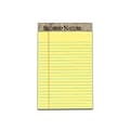 TOPS Second Nature Notepads, 5 x 8, Narrow, Canary, 50 Sheets/Pad, 12 Pads/Pack (TOP 74840)
