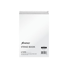 Ampad Steno Pad, 6 x 9, Gregg, White, 60 Sheets/Pad (TOP 25-470)