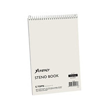 Ampad Steno Pad, 6 x 9, Gregg, White, 60 Sheets/Pad (TOP 25-470)