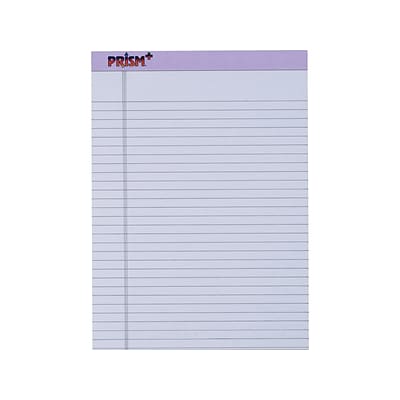 TOPS Prism+ Notepads, 8.5 x 11.75, Wide, Orchid, 50 Sheets/Pad, 12 Pads/Pack (TOP63140)