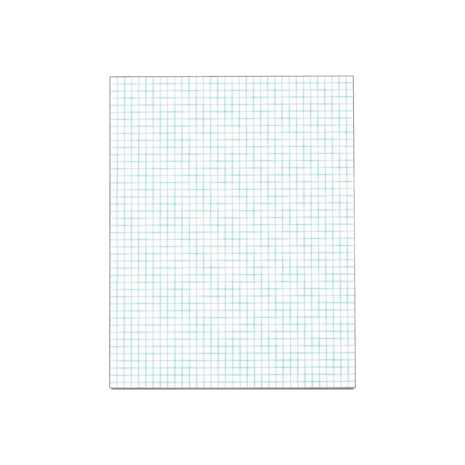 TOPS Graph Pad, 8.5 x 11, Graph, White, 50 Sheets/Pad (TOP 33041)