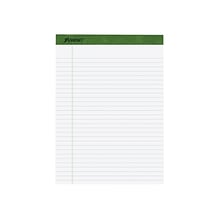 Ampad Earthwise Notepads, 8.5 x 11.75, Wide, White, 50 Sheets/Pad, 4 Pads/Pack (TOP 40102R)