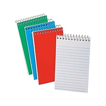 Ampad Memo Pads, 3 x 5, Narrow, Assorted, 60 Sheets/Pad, 3 Pads/Pack (OXF 45-093)