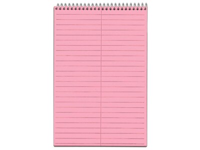 TOPS Prism Steno Pads, 6 x 9, Gregg, Pink, 80 Sheets/Pad, 4 Pads/Pack (TOP 80254)