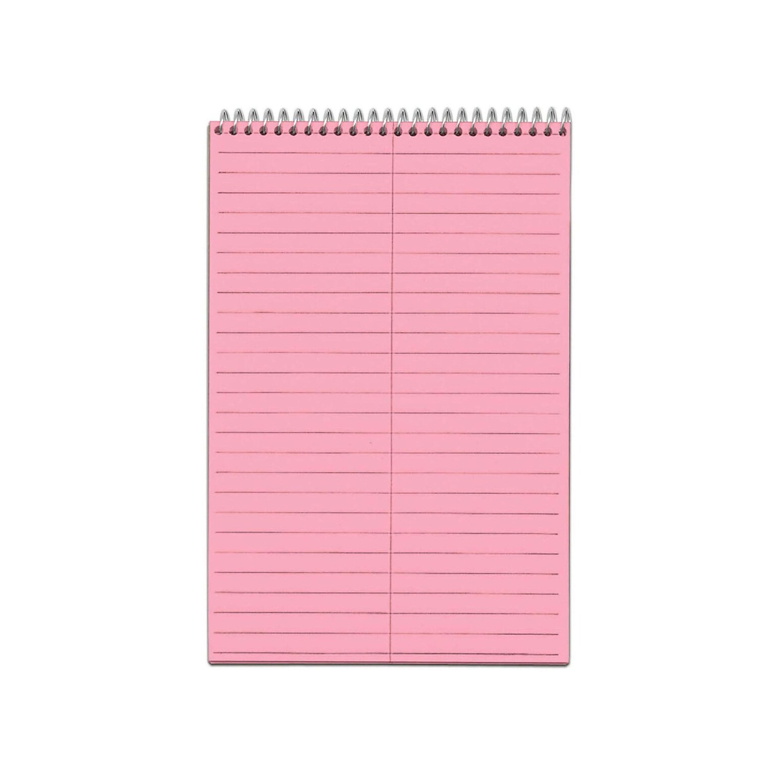 TOPS Prism Steno Pads, 6 x 9, Gregg, Pink, 80 Sheets/Pad, 4 Pads/Pack (TOP 80254)