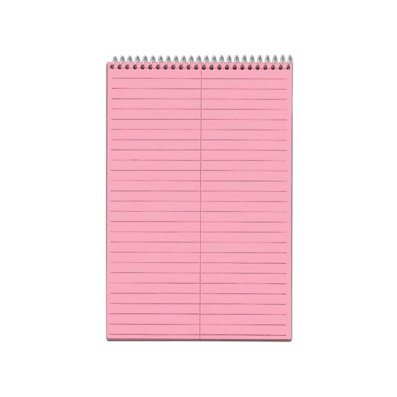 TOPS Prism Steno Pads, 6 x 9, Gregg, Pink, 80 Sheets/Pad, 4 Pads/Pack (TOP 80254)