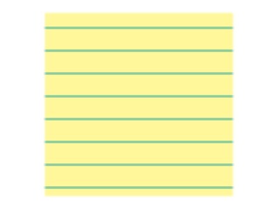 Ampad Notepad, 8.5" x 11.75", Narrow, Canary, 100 Sheets/Pad (TOP 20-246)