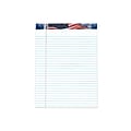 TOPS American Pride Notepads, 8.5 x 11.75, Wide, White, 50 Sheets/Pad, 12 Pads/Pack (TOP 75111)