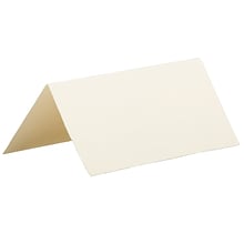 JAM Paper® Printable Place Cards, 3 3/4 x 1 3/4, Ivory Placecards, 12/Pack (2225916895)