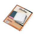 Cardinal OneStep Index System Numeric Paper Dividers, 10-Tab, White (CRD61013)