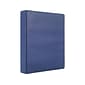 Staples Simply 1 1/2" 3-Ring Non-View Binder, Navy (26580)