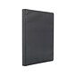 Staples Simply Light-Use 1/2 3-Ring Non-View Binder, Black (26851)