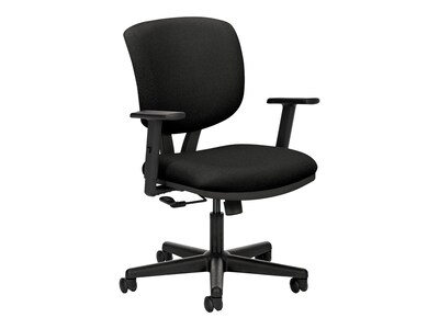 HON Volt SofThread Leather Task Chair, Black (HON5701ASB11)