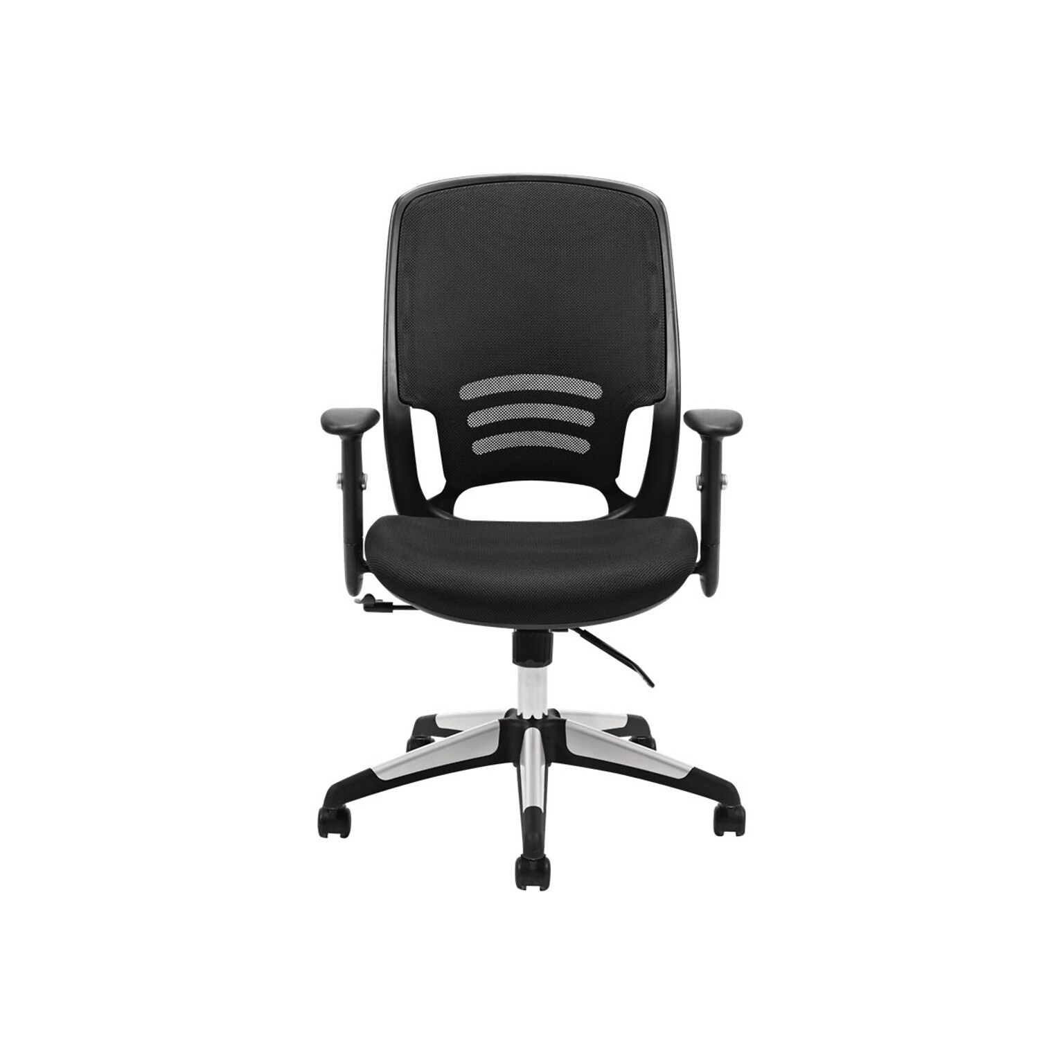 Offices To Go Fabric Manager Chair, Mesh Black (OTG11685B)