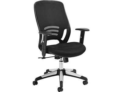 Offices To Go Fabric Manager Chair, Mesh Black (OTG11685B)