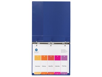 Avery Ready Index Table of Contents Paper Dividers, 1-5 Tabs, Multicolor, 6 Sets/Pack (11187)