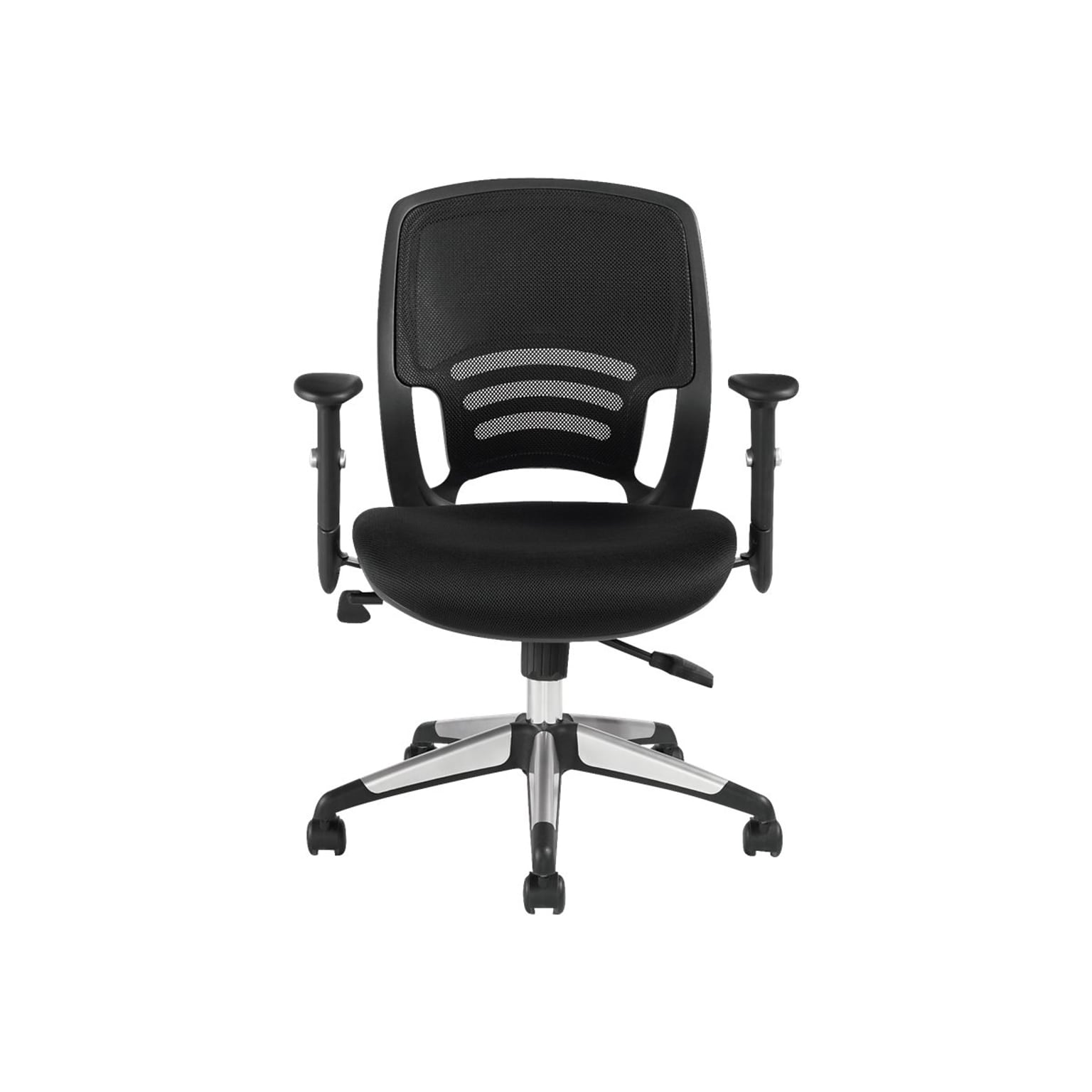 Offices To Go Fabric Manager Chair, Mesh Black (OTG11686B)