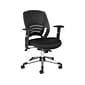 Offices To Go Fabric Manager Chair, Mesh Black (OTG11686B)