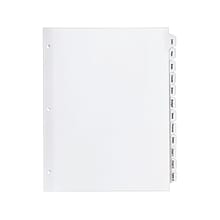 Avery Index Maker Paper Dividers with Print & Apply Label Sheets, 12 Tabs, White (11428)