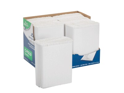 Georgia-Pacific Professional Series C-Fold Paper Towels, 1-ply, 200 Sheets/Pack, 6 Packs/Carton (2112014)