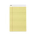 Diversity Products Solutions by Staples by Staples Notepads, 5 x 8, Narrow, Canary, 50 Sheets/Pad, 12 Pads/Pack (DPS20001)