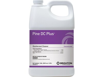 Brighton Professional™ Pine DC Plus™ Disinfectant Cleaner, Pine Scent, 1 Gallon (BPR460001-A/184)
