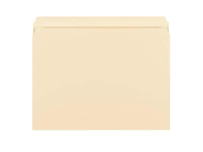 Smead File Folders, Straight-Cut Tab, Letter Size, Manila, 100/Box (10300)