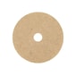 3M 20" Natural Blend Burnish Floor Pad, Tan, 5/Carton (350020)