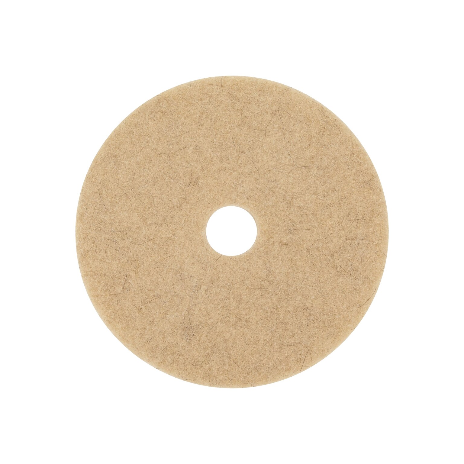 3M 20 Natural Blend Burnish Floor Pad, Tan, 5/Carton (350020)