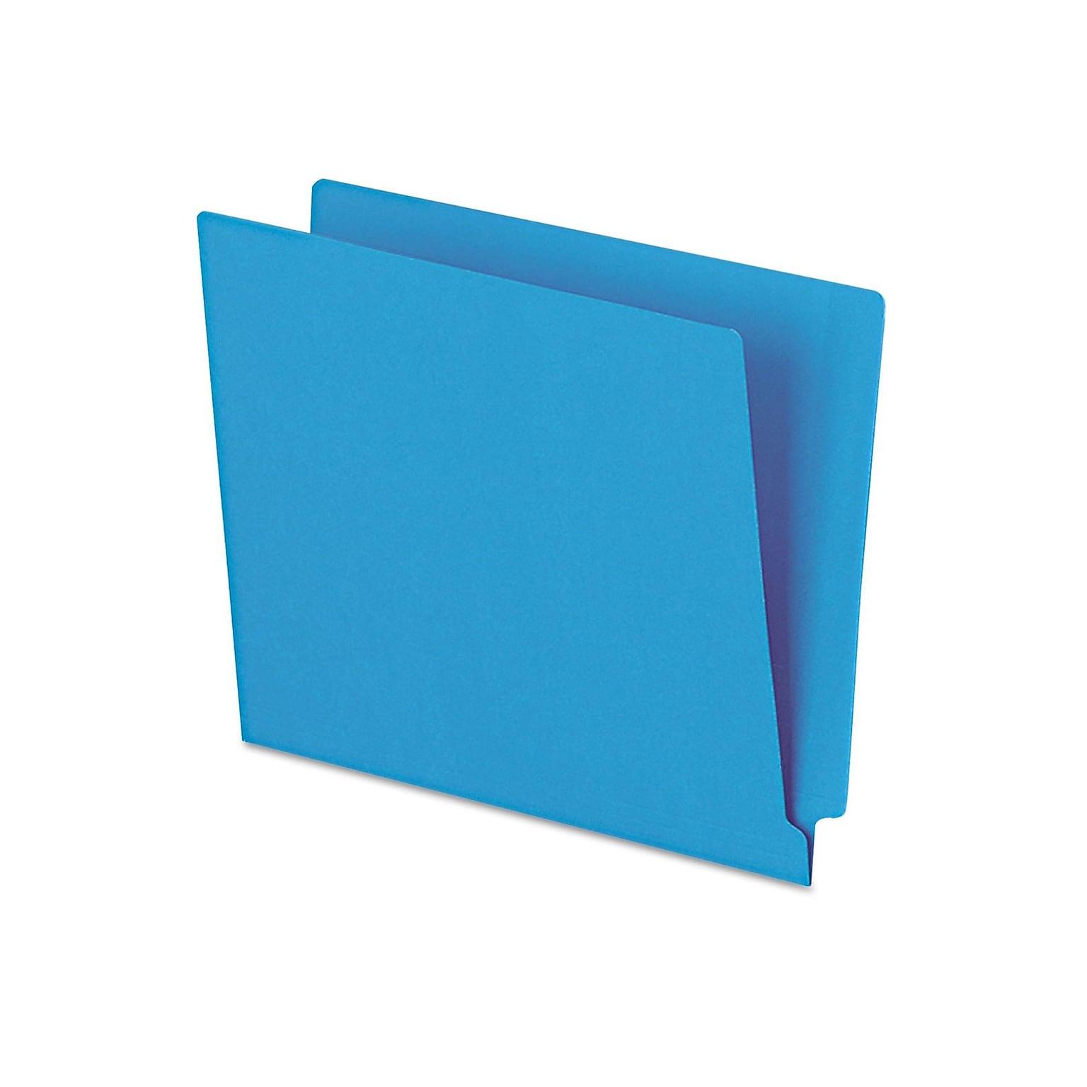 Pendaflex® Letter Straight Cut End Tab File Folder w/3/4 Expansion, Blue, 100/Pack