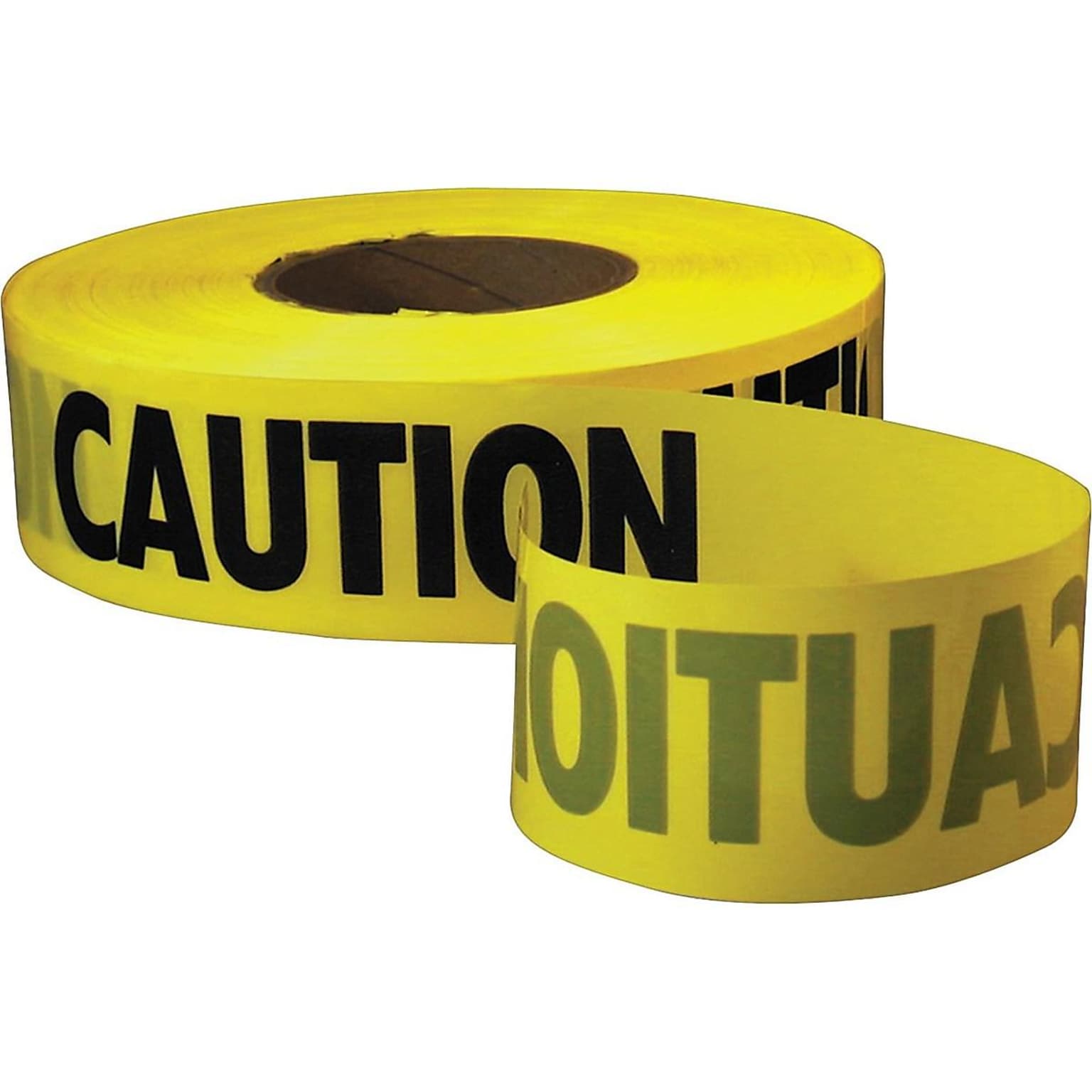 Empire Level Standard CAUTION Barricade Tape, 3, Yellow, Roll (272-71-1001)