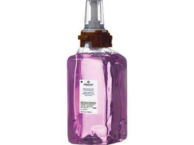 Brighton Professional Antibacterial Foaming Hand Soap Refill for ADX 12 Dispenser, Plum Scent, 3/Carton (BPR50957)