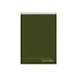 Ampad Gold Fibre Designer Series Notepad, 8.5" x 11.75", Wide Ruled, Classic Green Cover, 70 Sheets/Pad (20-811)