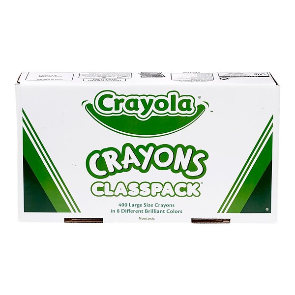 Crayola Classpack Crayons, 400/Box (52-8038)