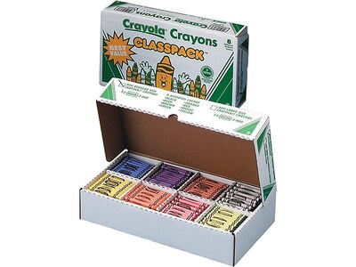 Crayola Classpack Crayons, 400/Box (52-8038)