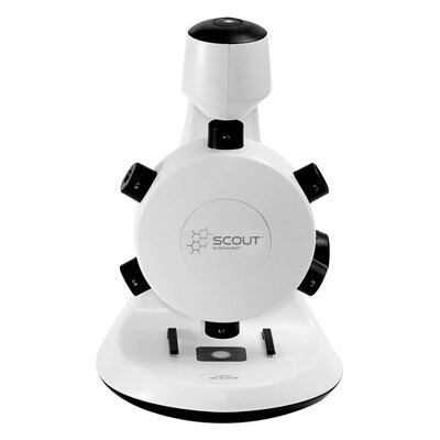 HamiltonBuhl Scout Digital Microscope, STEM Microscope with Six Magnification Lenses White (SCT18)