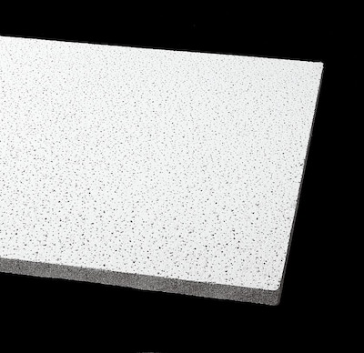 Armstrong School Zone Fine Fissured Ceiling Tile Square Lay In 2 X4 White Pack Of 8 1714