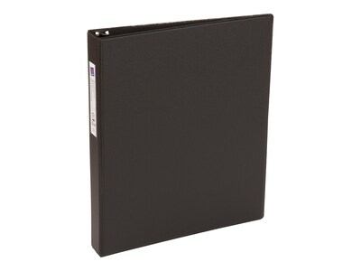 Avery 1 3-Ring Non-View Binders, Matte Black (04301)