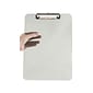 JAM Standard Plastic Clipboard, Smoke (340926884)