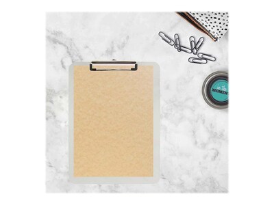 JAM Standard Plastic Clipboard, Smoke (340926884)