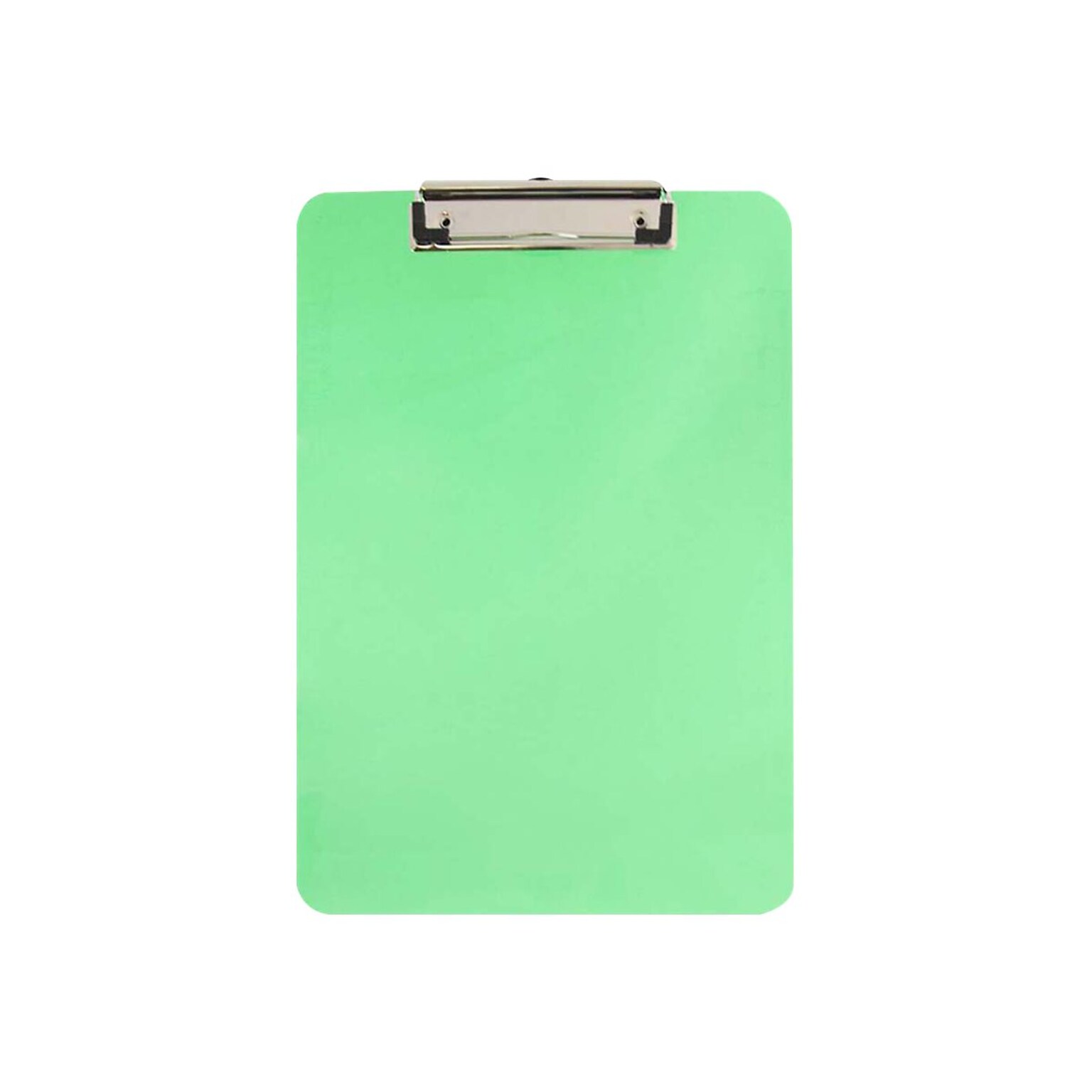 JAM Standard Plastic Clipboard, Translucent Green (340926880)