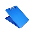 Saunders SlimMate Polypropylene Storage Clipboard, Blue (00559)