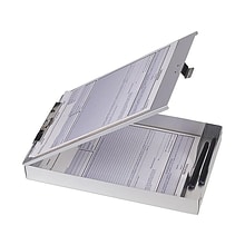 Officemate Aluminum Storage Clipboard, Silver (83200)