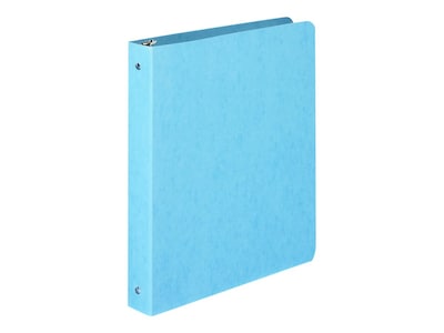 Wilson Jones PRESSTEX 1 3-Ring Non-View Binder, Opaque Light Blue (A7038612)